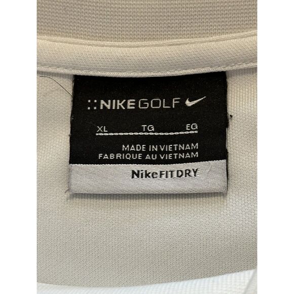 Nike Golf White Mock Neck Long Sleeve Shirt - Picture 2 of 2